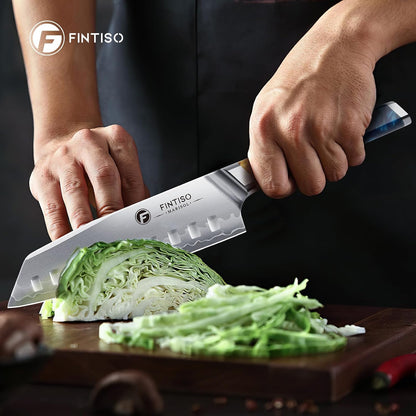 3PCS Japanese Knife Set, S35VN Powder Steel Core Chef Knives