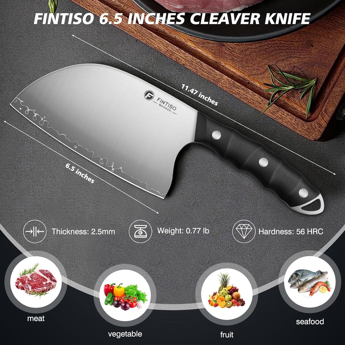 3PCS Japanese Knife Set, S35VN Powder Steel Core Chef Knives