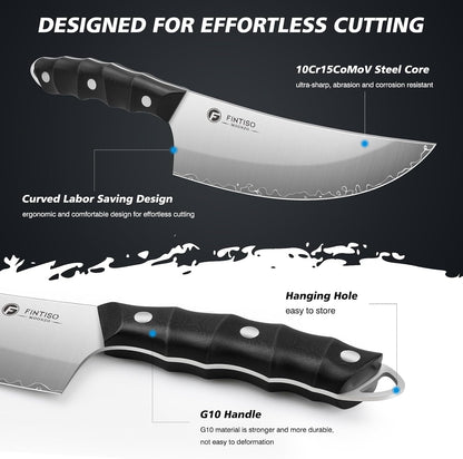 3PCS Japanese Knife Set, S35VN Powder Steel Core Chef Knives