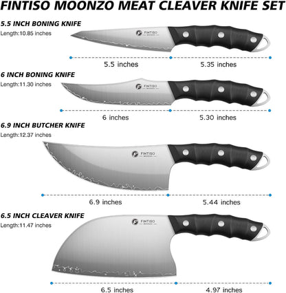 3PCS Japanese Knife Set, S35VN Powder Steel Core Chef Knives