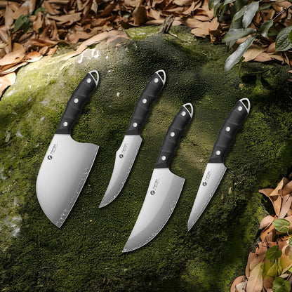 3PCS Japanese Knife Set, S35VN Powder Steel Core Chef Knives