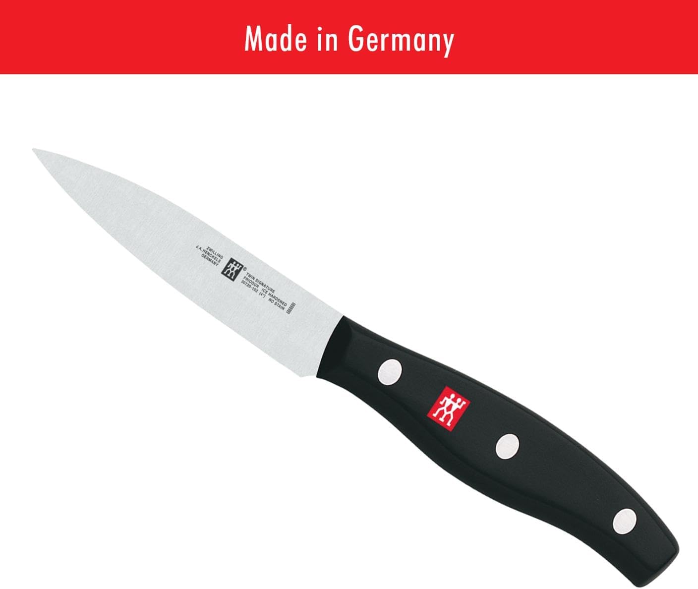 Twin Signature 7-Pc Knife Set, Friodur Ice-Hardened Blades | Made in Company-Owned German Factory with Special Formula Steel. Dishwasher Safe, Comfortable Grip for Effortless Meal Prep.