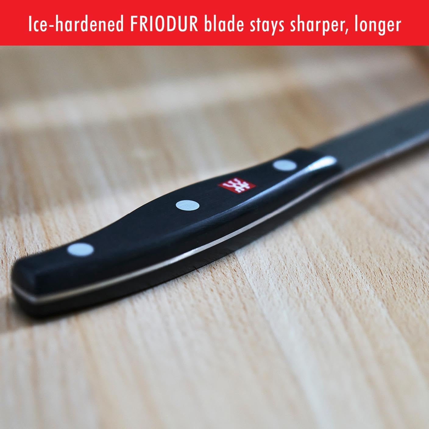 Twin Signature 7-Pc Knife Set, Friodur Ice-Hardened Blades | Made in Company-Owned German Factory with Special Formula Steel. Dishwasher Safe, Comfortable Grip for Effortless Meal Prep.