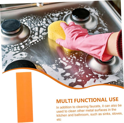 Rubber Stainless Steel Decontamination Eraser for Daily Use Limescale and Rust for Kitchen and Bathroom Cleaning Versatile Scrub Tool for Cast Cookware and