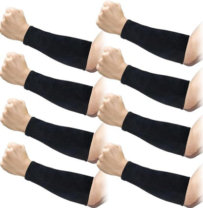 4 Pairs Arm Cover Protection Sleeves Level 5 Protection Cut Burn Resistant Sleeve Anti Abrasion Forearm Protector