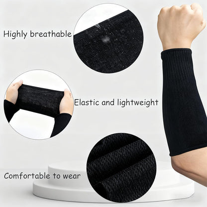 4 Pairs Arm Cover Protection Sleeves Level 5 Protection Cut Burn Resistant Sleeve Anti Abrasion Forearm Protector