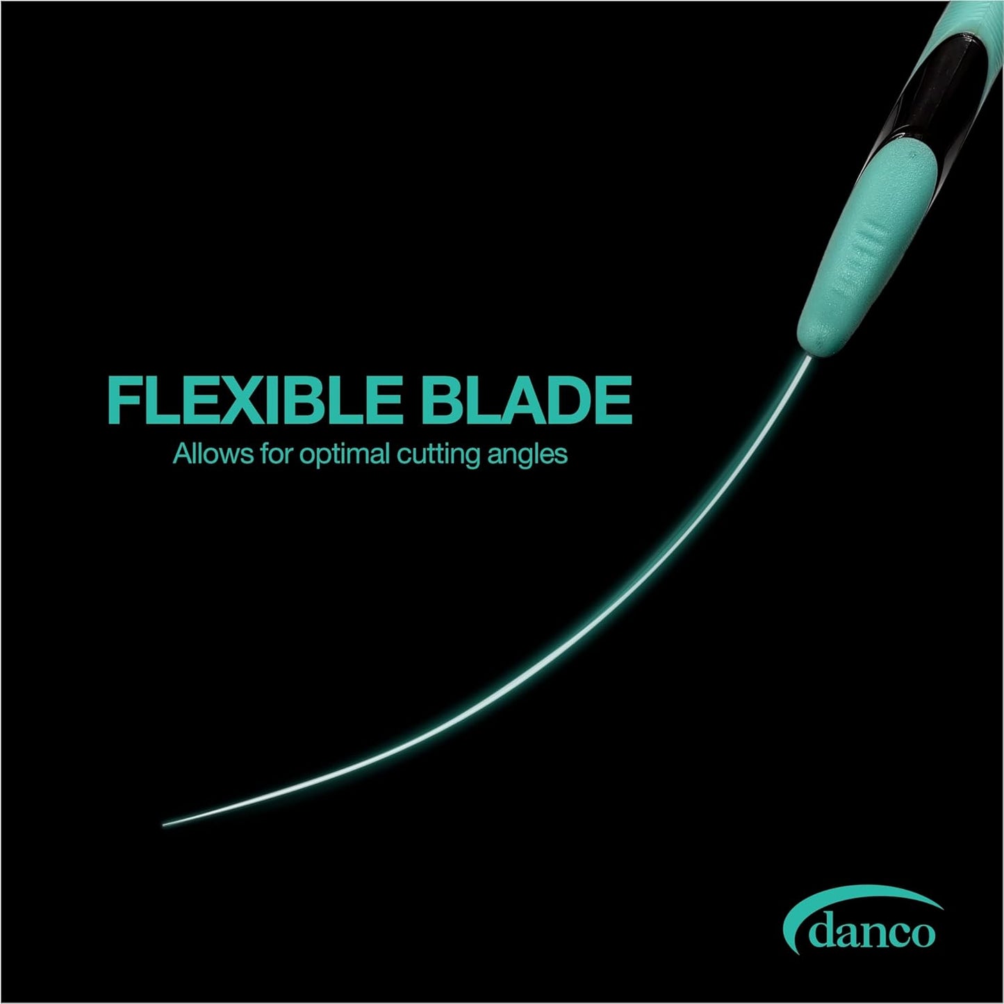 danco Pro Series Fillet Knife Kit | 5" & 7" Fillet Knives and 9" Stout Knife | Full Tang German G4116 Stainless-Steel Blades with Teflon Coating, Nylon Roll Up Sheath, (Seafoam)