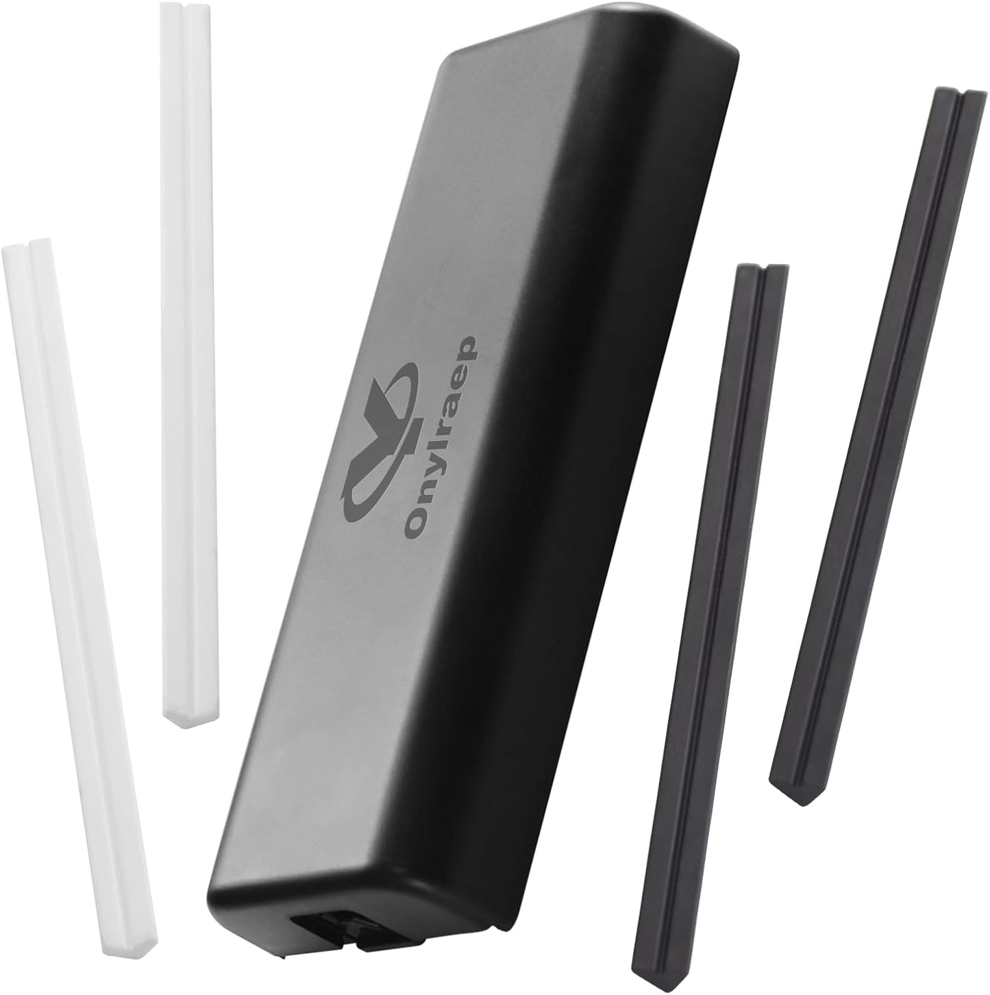 Tri-angle sharpener, Tri Angle System for Pocket Knife, Recurve and Tanto Blades Sharpener, High Alumina Ceramic Stones