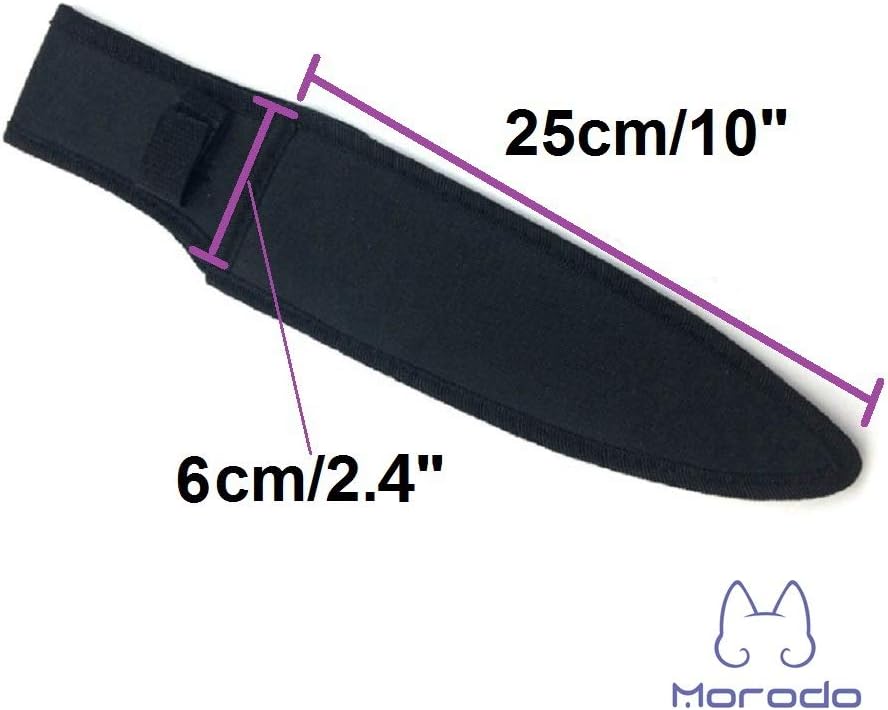 9"~10"Chef Knife Beef Knife Scabbard Sheath (Black Nylon)