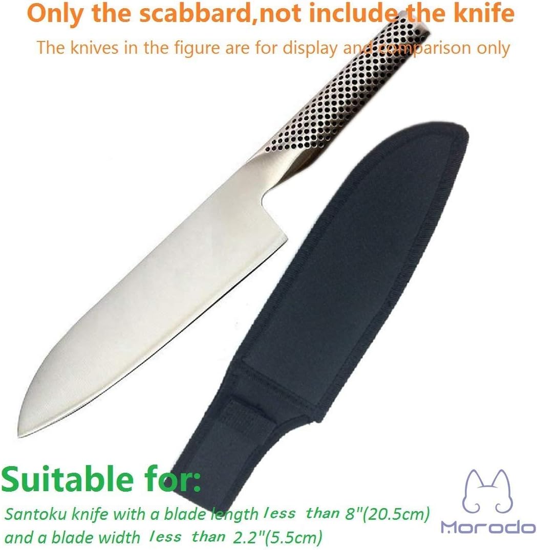 9"~10"Chef Knife Beef Knife Scabbard Sheath (Black Nylon)