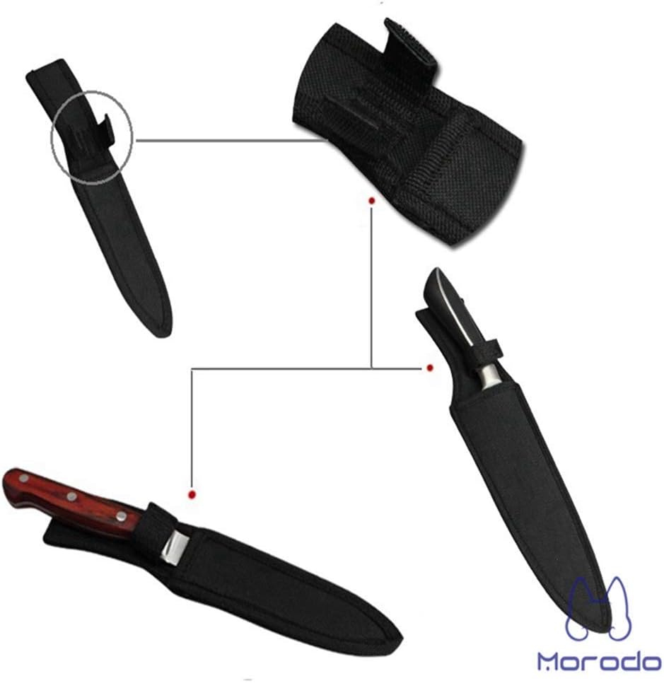 9"~10"Chef Knife Beef Knife Scabbard Sheath (Black Nylon)