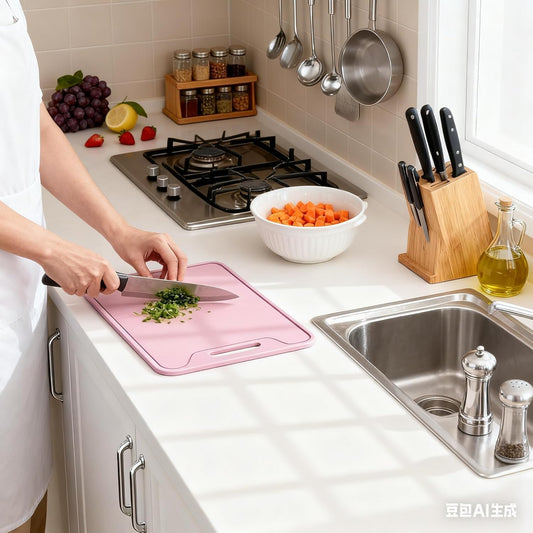 Silicone Cutting Board,8.6 * 11.8in BPA Free Flexible Kitchen Chopping Board for Meat, Vegetables and Fruit,Dishwasher Safe (Deep Purple)