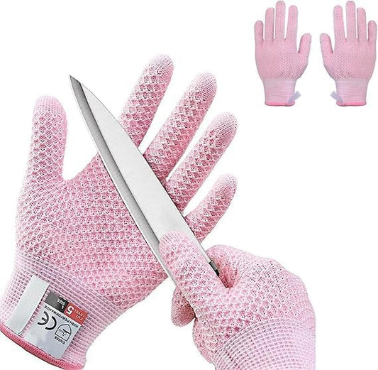 Cut Resistant Gloves Level 5 Protection, Food Grade Kitchen Cutting Gloves for Chef, Mandolin, Butcher Meat, Oyster Shucking, Safe Hand Protection for Cooking and Work