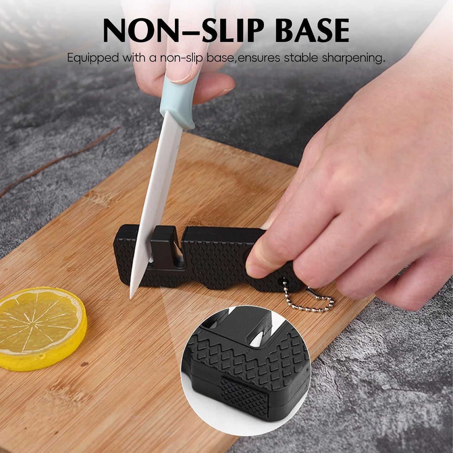 Pocket Knife Sharpener 5 Sets – Knife Sharpening Tool Whetstone, Sharpening Stone for Kitchen, Outdoor Camping Hunting Hiking