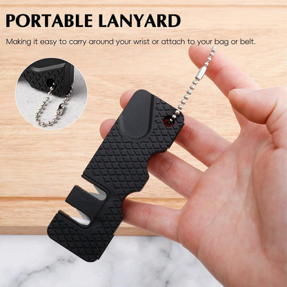 Pocket Knife Sharpener 5 Sets – Knife Sharpening Tool Whetstone, Sharpening Stone for Kitchen, Outdoor Camping Hunting Hiking