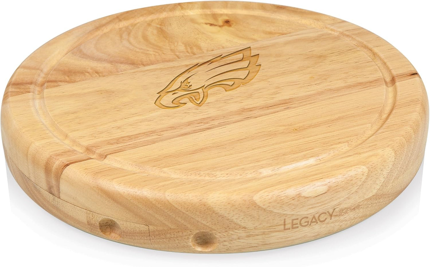 PICNIC TIME NFL Circo Cheese Board and Knife Set - Charcuterie Board Set - Wood Cutting Board