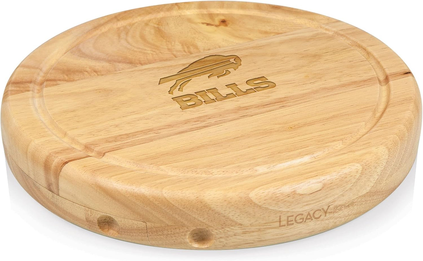 PICNIC TIME NFL Circo Cheese Board and Knife Set - Charcuterie Board Set - Wood Cutting Board