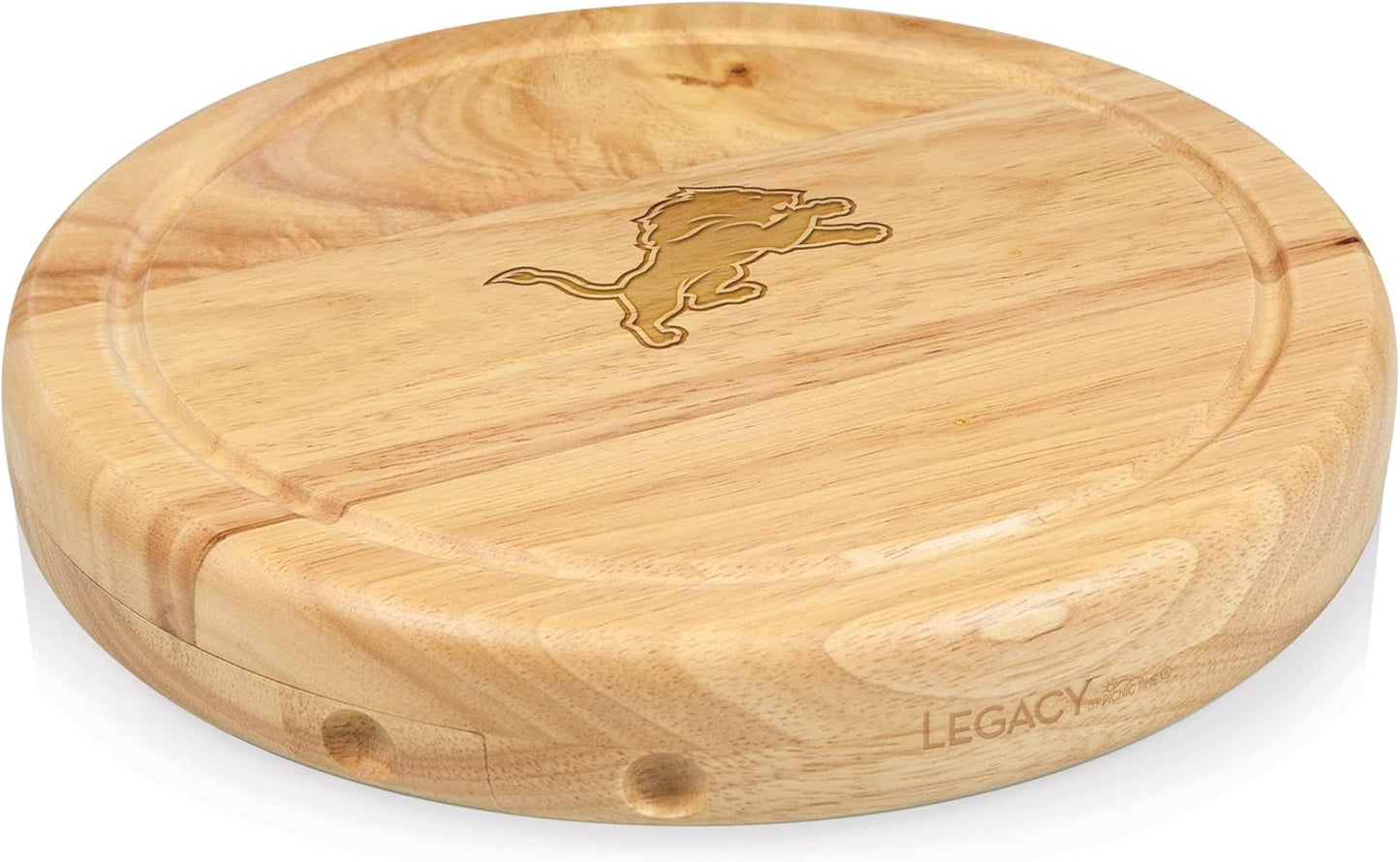 PICNIC TIME NFL Circo Cheese Board and Knife Set - Charcuterie Board Set - Wood Cutting Board