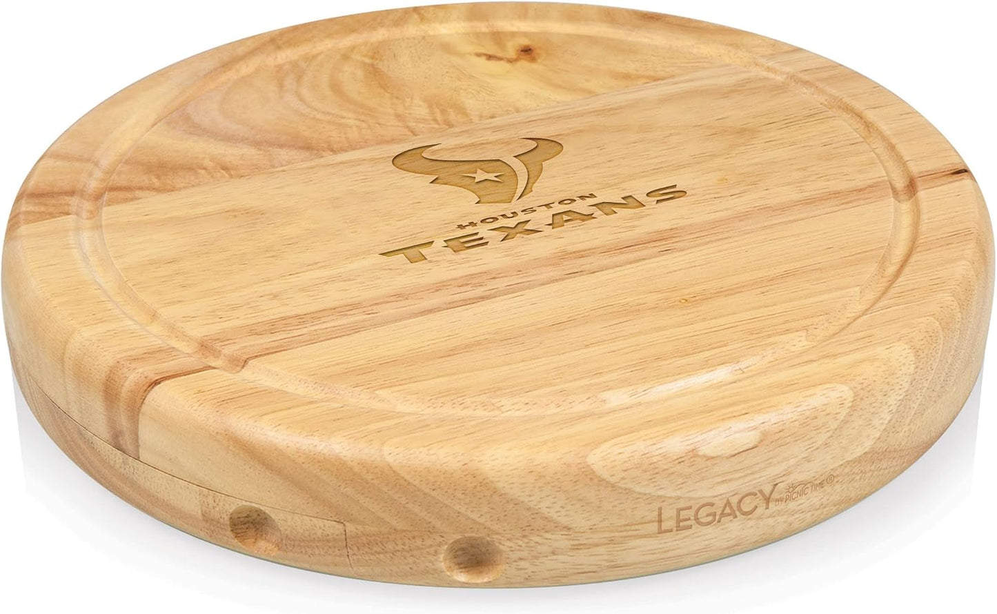 PICNIC TIME NFL Circo Cheese Board and Knife Set - Charcuterie Board Set - Wood Cutting Board