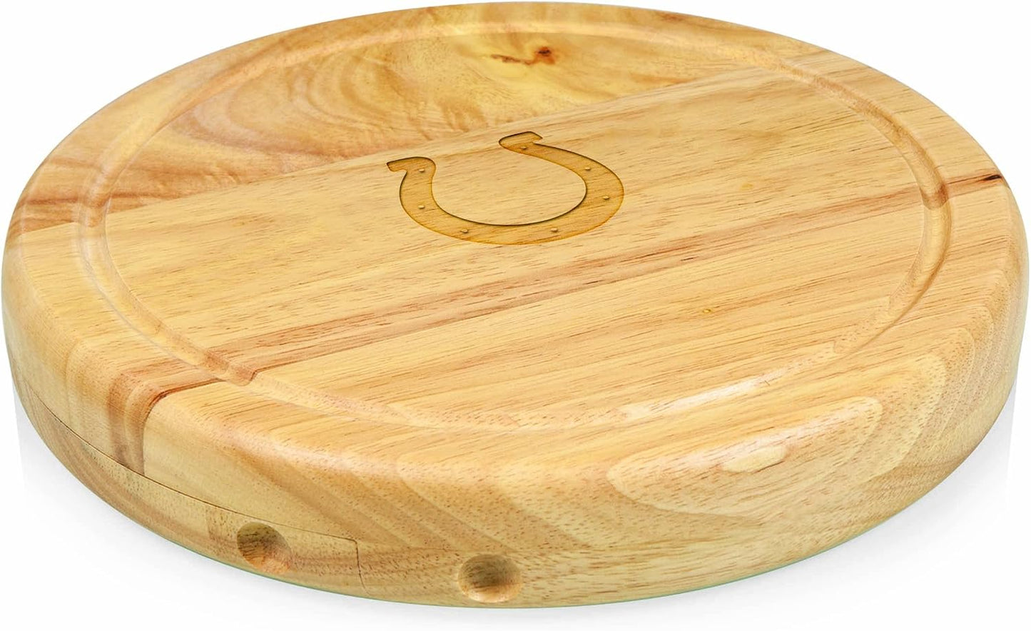 PICNIC TIME NFL Circo Cheese Board and Knife Set - Charcuterie Board Set - Wood Cutting Board