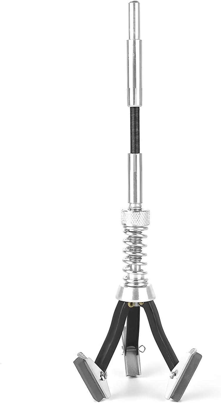 Engine Cylinder Hone Tool, 3/4" to 2-1/2" Brake Piston Hone Deglazer with 1-1/8" 220 Grit Stones, Universal Adjustable 3 Claws Car Cylinder Honing Tool for Grinding Holes
