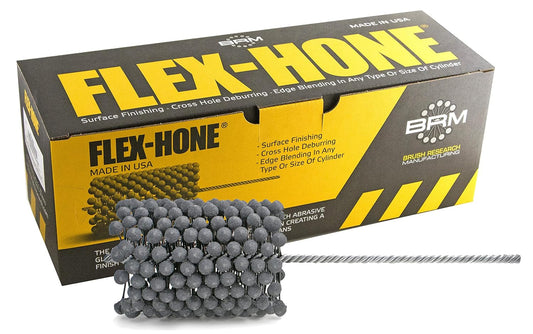 Brush Research GBD30024 FLEX-HONE®, 3" (76mm) Diameter, 240 Grit, Silicon Carbide, For Mild Steel, Stainless Steel Cast Iron and Softer Ferrous Materials