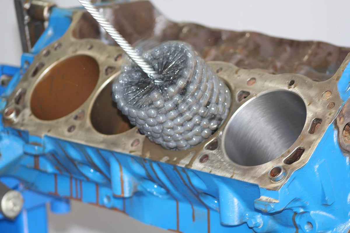 Brush Research GBD30024 FLEX-HONE®, 3" (76mm) Diameter, 240 Grit, Silicon Carbide, For Mild Steel, Stainless Steel Cast Iron and Softer Ferrous Materials