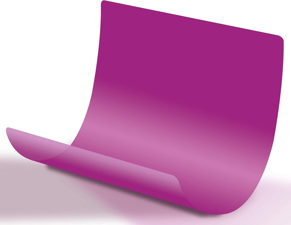Flexible Plastic Cutting Board Mats, Set of 6, Textured, 6 Vivid, Translucent Colors Assorted