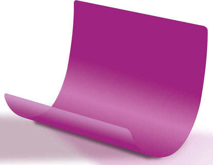 Flexible Plastic Cutting Board Mats, Set of 6, Textured, 6 Vivid, Translucent Colors Assorted