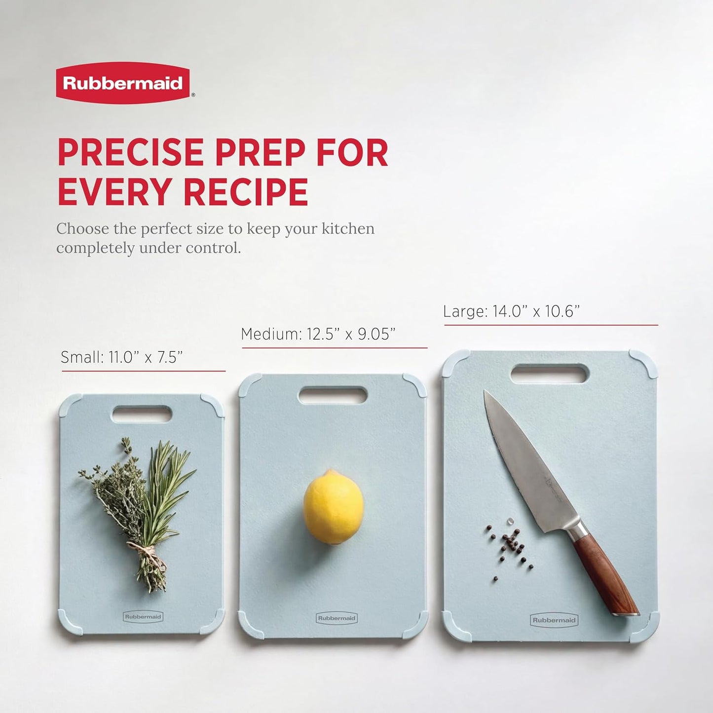 3pc Reversible Wheat Fiber Cutting Board Set | BPA Free Non Toxic Cutting Boards for Kitchen – Dishwasher Safe, Non-Slip Corners & Lightweight | For Meat, Veggies & Fruits