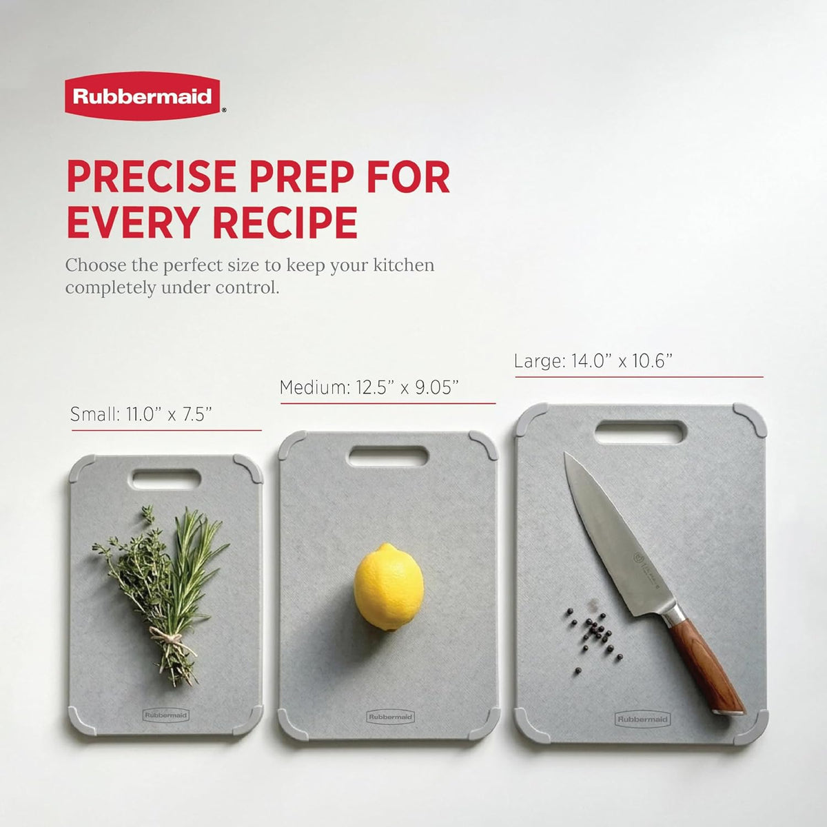 3pc Reversible Wheat Fiber Cutting Board Set | BPA Free Non Toxic Cutting Boards for Kitchen – Dishwasher Safe, Non-Slip Corners & Lightweight | For Meat, Veggies & Fruits