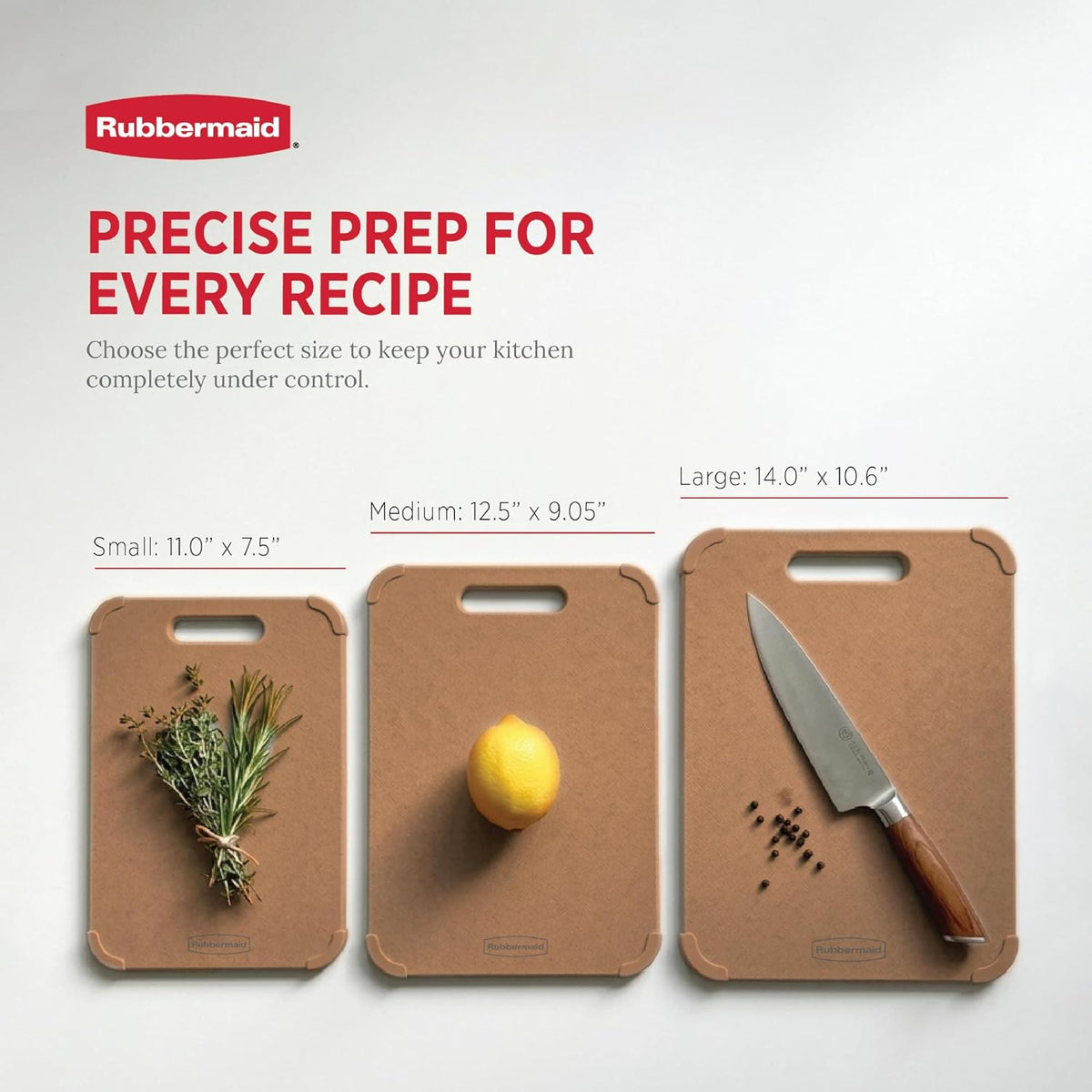 3pc Reversible Wheat Fiber Cutting Board Set | BPA Free Non Toxic Cutting Boards for Kitchen – Dishwasher Safe, Non-Slip Corners & Lightweight | For Meat, Veggies & Fruits