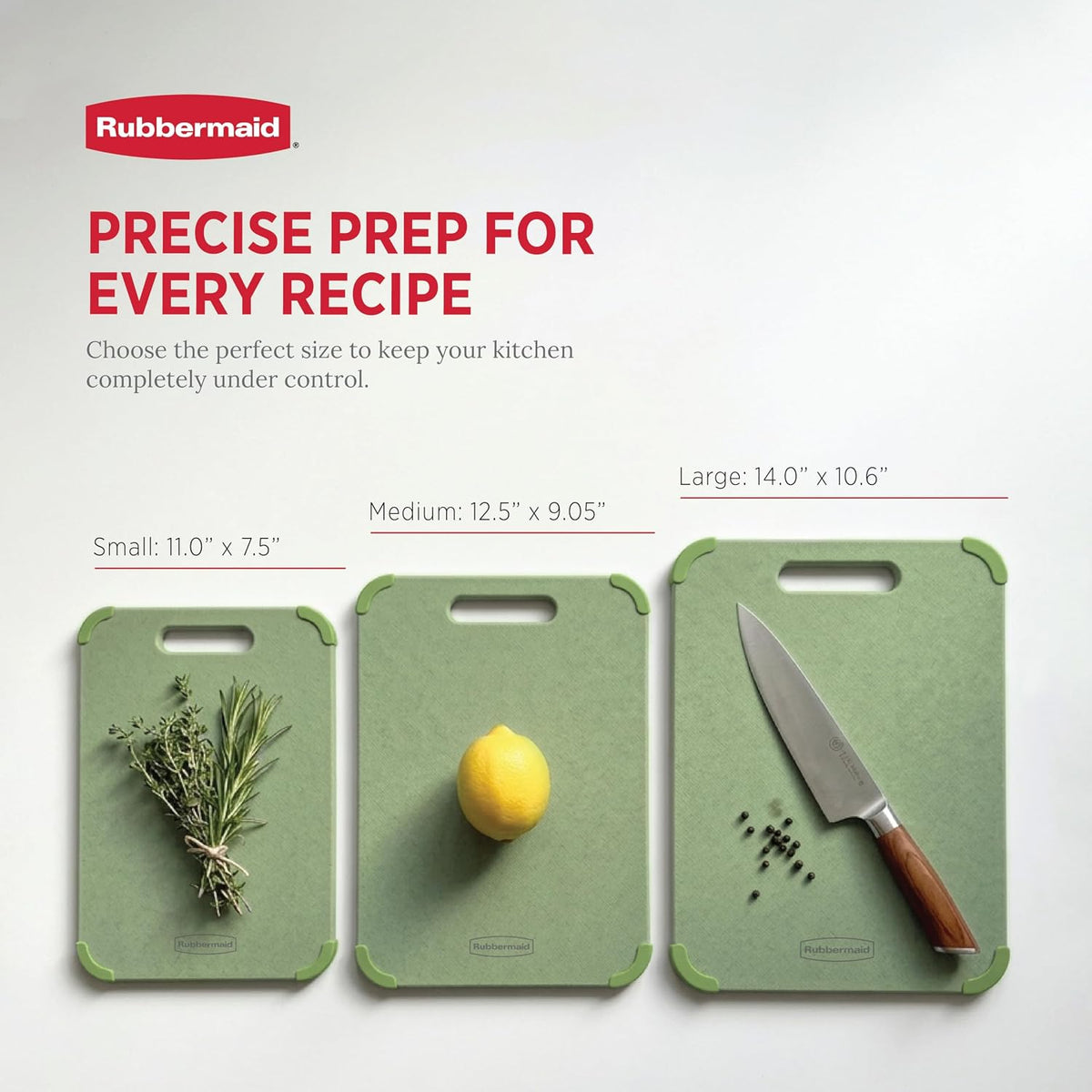 3pc Reversible Wheat Fiber Cutting Board Set | BPA Free Non Toxic Cutting Boards for Kitchen – Dishwasher Safe, Non-Slip Corners & Lightweight | For Meat, Veggies & Fruits