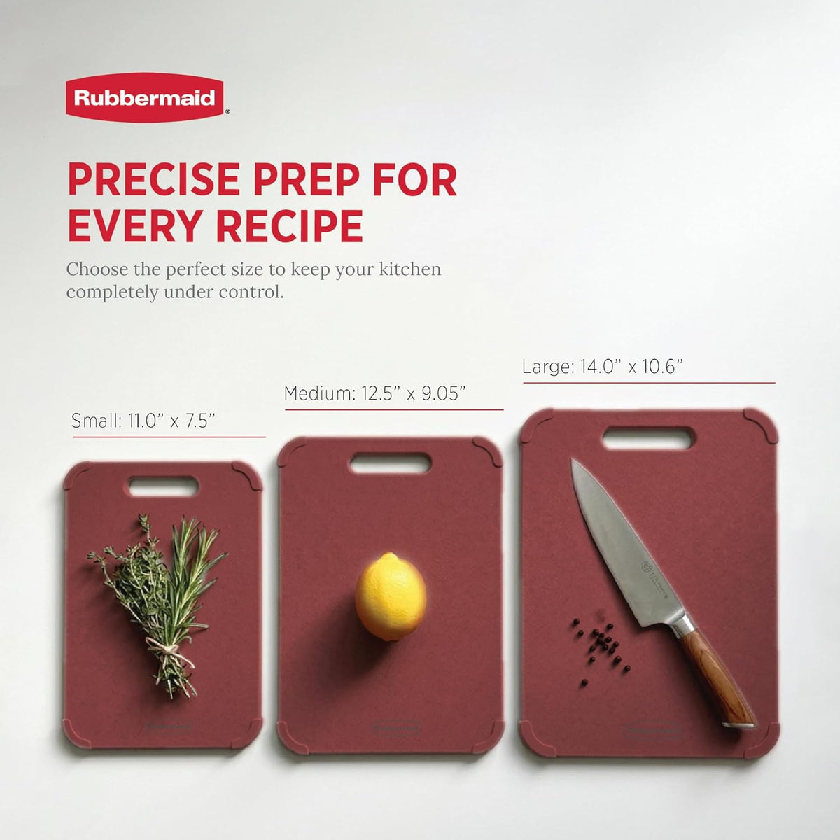 3pc Reversible Wheat Fiber Cutting Board Set | BPA Free Non Toxic Cutting Boards for Kitchen – Dishwasher Safe, Non-Slip Corners & Lightweight | For Meat, Veggies & Fruits