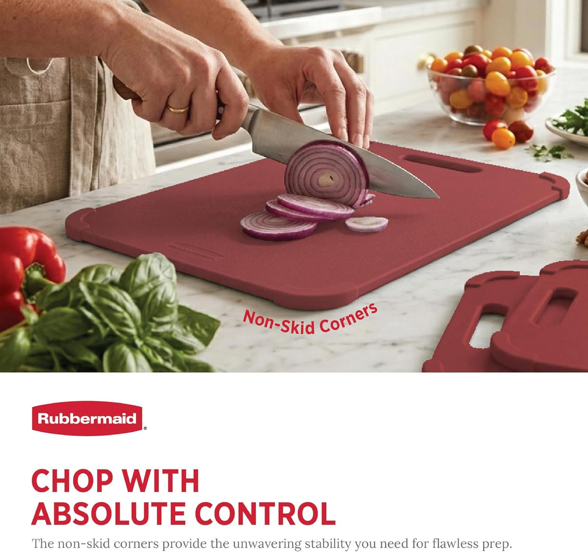 3pc Reversible Wheat Fiber Cutting Board Set | BPA Free Non Toxic Cutting Boards for Kitchen – Dishwasher Safe, Non-Slip Corners & Lightweight | For Meat, Veggies & Fruits