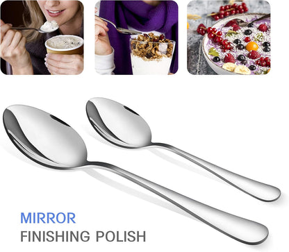 24 Piece Silverware Set, Flatware Utensils Set Mirror Polished, Dishwasher Safe Service for 4, Include Knife/Fork/Spoon/Steak Knife/Wire Mesh Steel Cutlery Holder Storage Trays (Black Tray)