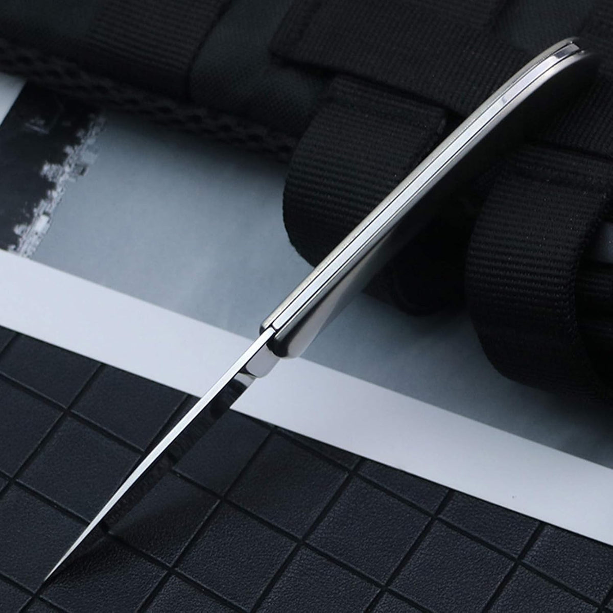 Paring Knife, All Steel Foldable Fruit Knife (3 Pieces)
