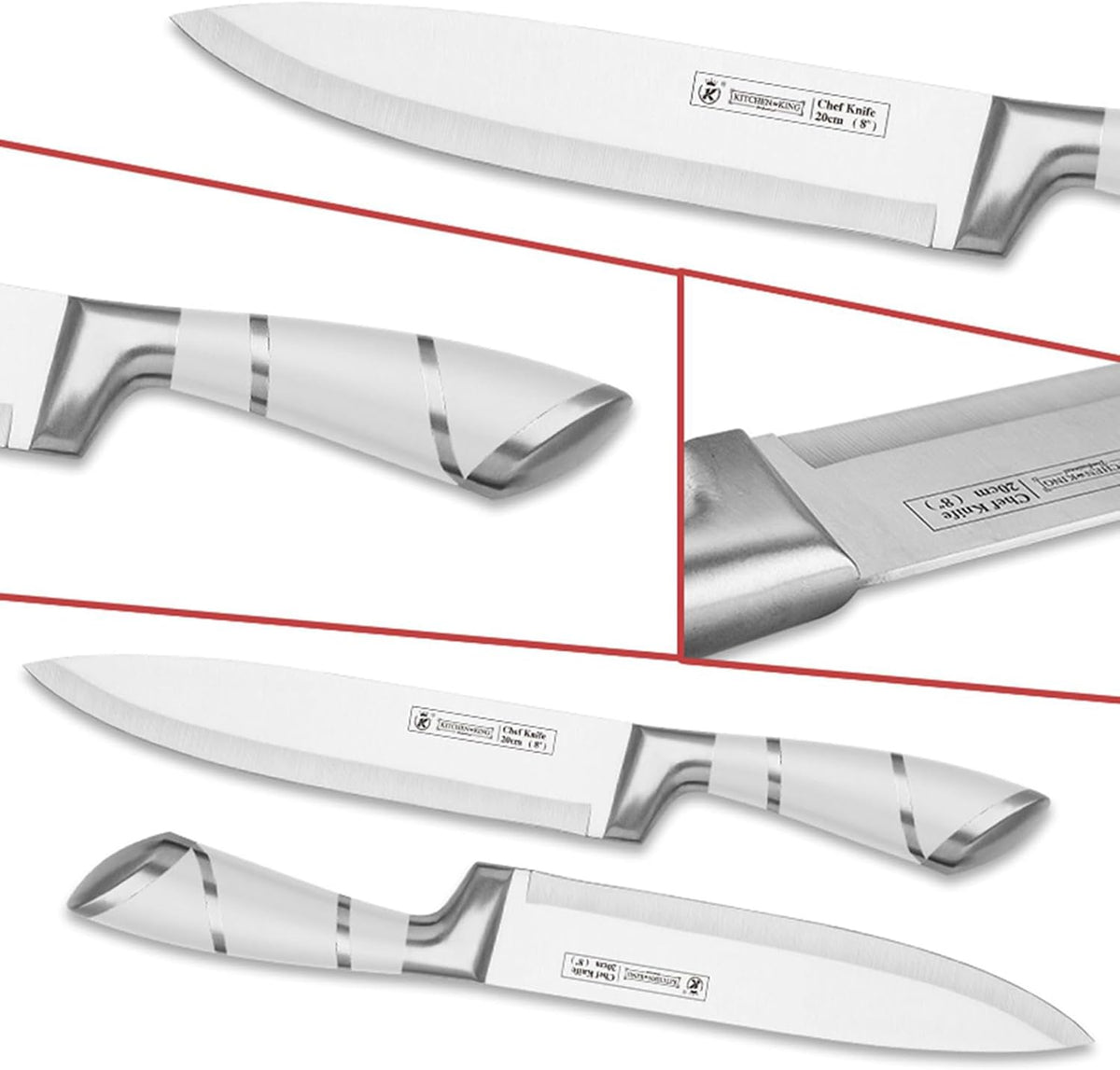 9Pcs Elegant Purple Kitchen Knife Set with Rotation Block,Gift for Women | Knife Set Non Rust Sharp Stainless Steel Chef Knives,Ergonomical Handle,Modern Kitchen