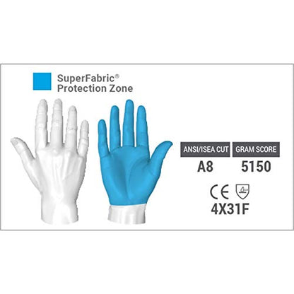 Cut-Resistant Knuckle Patch Work Gloves | Chrome Series® 4018 | XX-Large