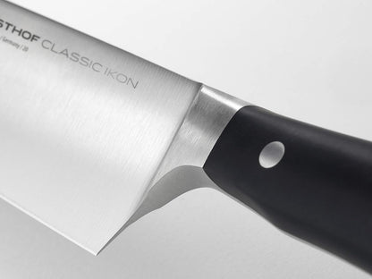 WÜSTHOF Classic IKON 5" Serrated Utility Knife, Black