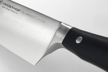 WÜSTHOF Classic IKON 5" Serrated Utility Knife, Black