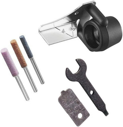 6Pcs/Set Chainsaw Sharpening Attachment Kit for Dremel 1453 Chainsaw Chains Sharpening Outdoor Home Gardening Tools