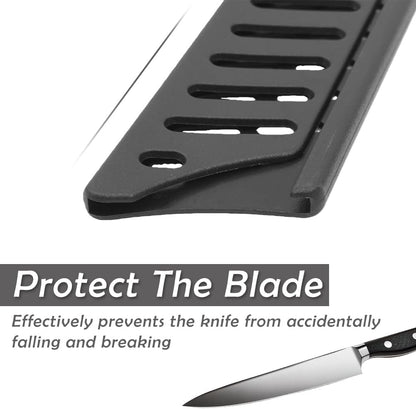 10 Pack Safety Knife Cover Sleeves, Knife Sheath, Knife Edge Guards Blade for Ceramic Kitchen Paring Bread Knife, Fruit Knife Sheath Kitchen Universal, for Home Professional Chefs, 3 Sizes, Thickened