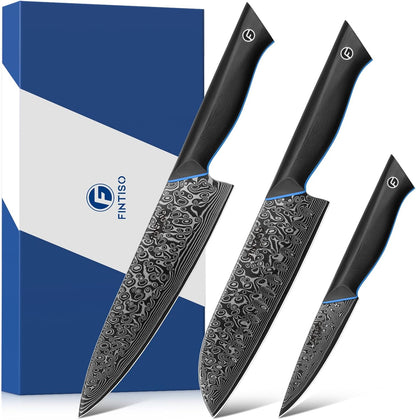 Nakiri Knife 7 Inch, 67-Layer Damascus Steel Kitchen Knife, G10 Handle | Japanese Chef Knife with Ergonomic Full-Tang Handle, Sharp Damascus Knife with Gift Box - Zeus Series