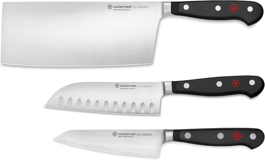 WÜSTHOF Classic 3-Piece Asian Knife Set