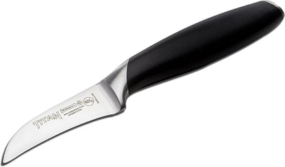 Titan Series 2.5-inch Peeling Knife - Precision Cutting with Ergonomic Black Handle