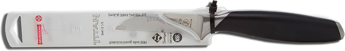 Titan Series 2.5-inch Peeling Knife - Precision Cutting with Ergonomic Black Handle
