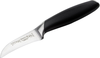 Titan Series 2.5-inch Peeling Knife - Precision Cutting with Ergonomic Black Handle
