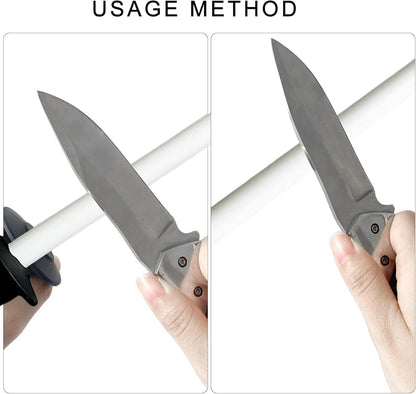 Ceramic Sharpening Rod Ceramic Honing Rod For Professional Home Cook Ceramic Cutter Sharpener Honing Sharpener