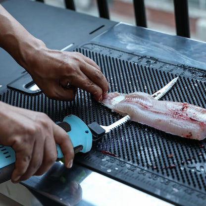 12V Cordless Electric Fillet Knife for Fish, 8" & 10" Sharp Blades